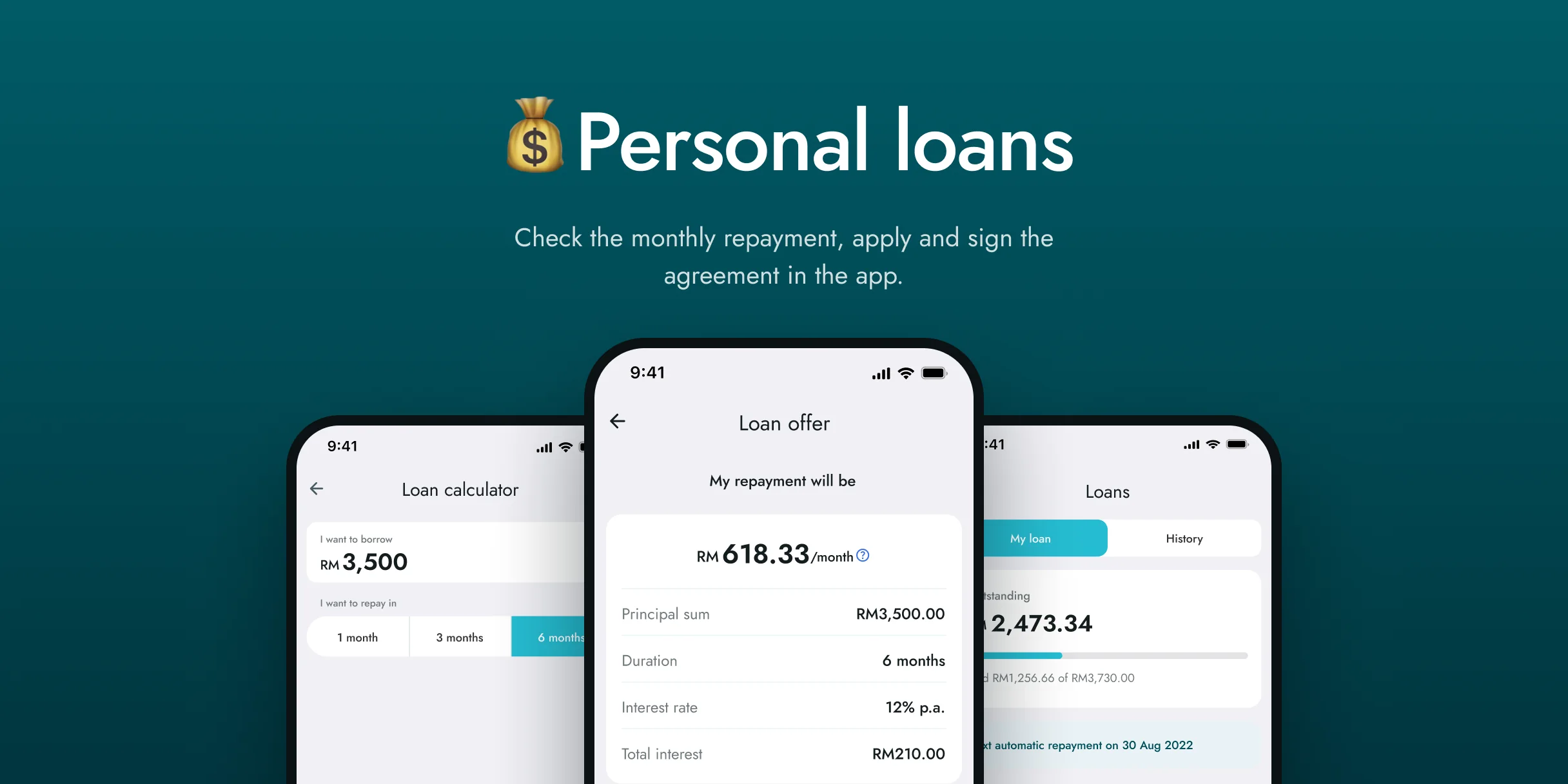 BigPay personal loans: the loan calculator, the loan offer and the loan dashboard